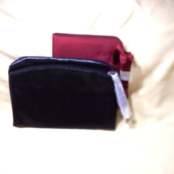 *** 2 For ONE Price *** Brand New / Never Used ~  Zippered TOILETRY & ORGANIZER - Picture 1 of 3